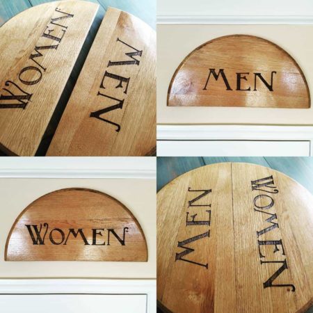 Men & Women Restroom Signs