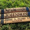 Small Custom Personalized Sign Made from Oak Bourbon Barrel Wood Stave